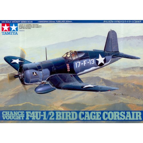 Maquette Tamiya F4U-1 Birdcage Corsair 1:48 d'avion militaire de la Seconde Guerre