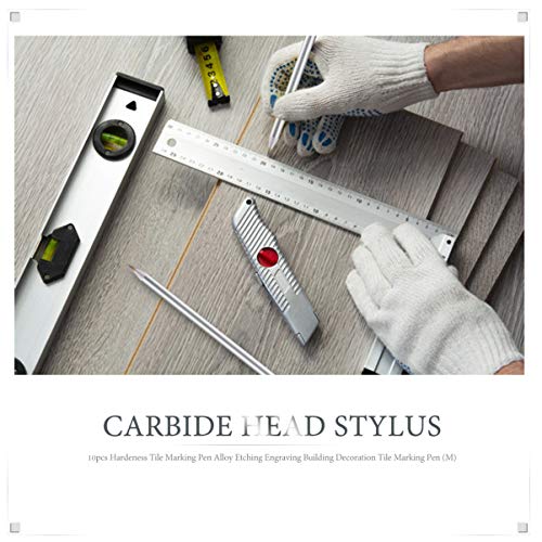 EXCEART 10 Pcs Ponta de Carboneto Scriber Gravura Reutilizável Portátil Gravura Em Madeira Caneta Te