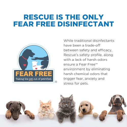 REScue Gallon Concentrate & RTU 32oz Disinfectant – Disinfectant Cleaner for Vet Use, Designed to Clean Kennels, Litter Boxes & More - Thumbnail 7