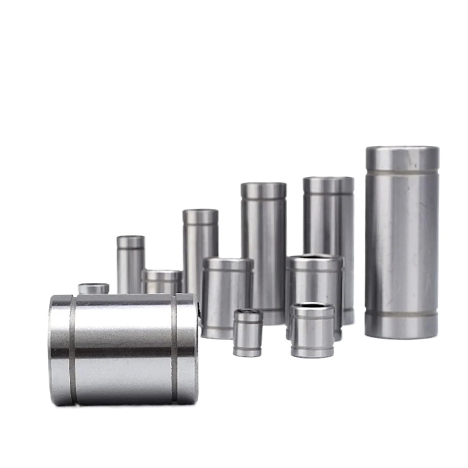 HHB18I 4/10pc LM6UU LM8UU LM10UU LM12UU LM3UU LM4UU LM16UU Long Type 8mm Linear Ball Bearing CNC Parts for CNC 3D Printer(10Pcs,LM8UU 8x15x24)