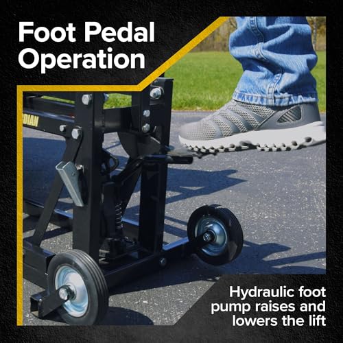 Zero Turn Lawn Mower Lift, Jack, 550 lb. Capacity, 27" H, Guardian - Image 4