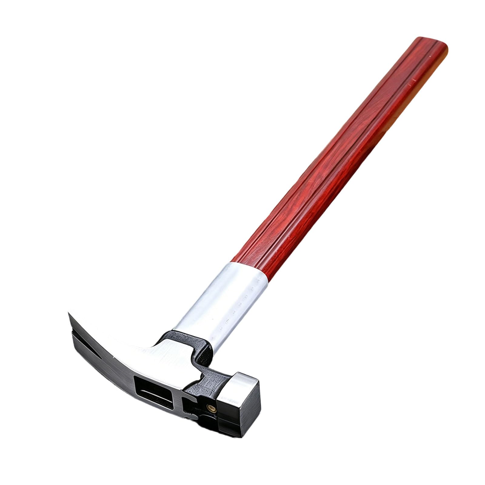 Gavery Right Angles Professional Aluminum Wooden Handle Clawing Hammer Clawing Hammer Antislip Wear Woodworking Tool Comfortable Handle Aluminum Mixture Grip