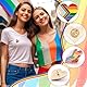 SEPGLITTER Pride Pin, 12 Stück LGBT Pins Anstecker Regenbogen Homosexuell Stolz Brosche Homosexuell Badge Emaille Pins Abzeichen Stolz Anstecknadeln für Rucksäcke Jacke Dekoration Zubehör Kleidung