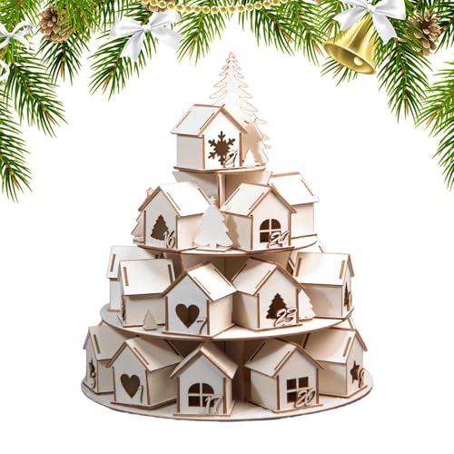 Calendrier de compte à rebours de Noël pour friandises en famille au salon