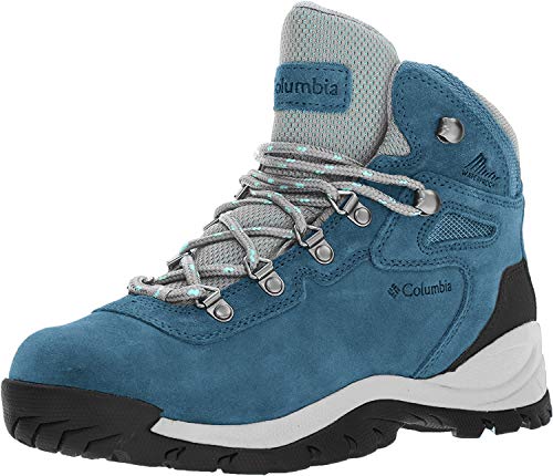 Columbia Women's Newton Ridge Plus Hiking Boot, Whale/Iceberg, 9.5 Regular US
