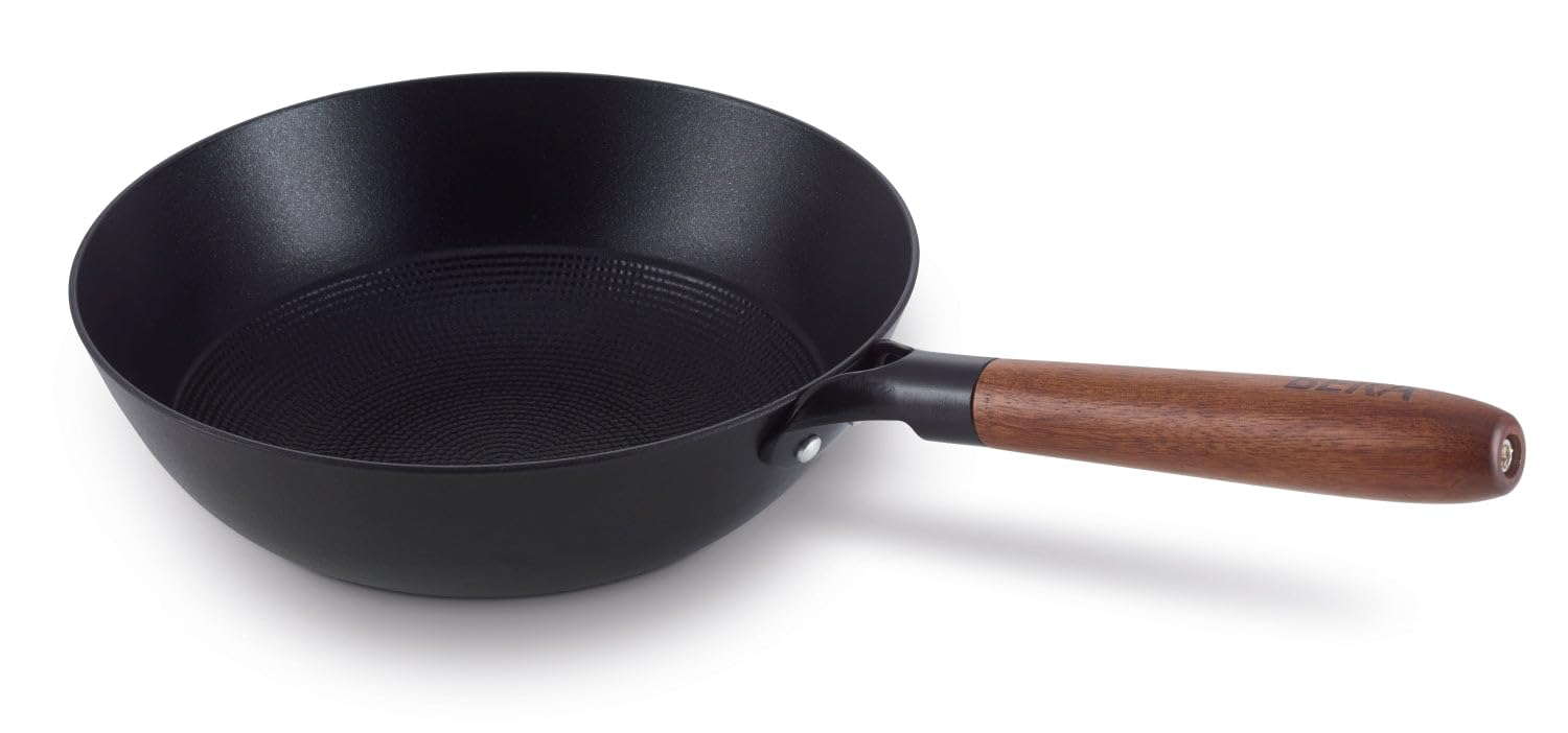Beka Mandala, wok céramique 28 cm, fonte fer recyclé