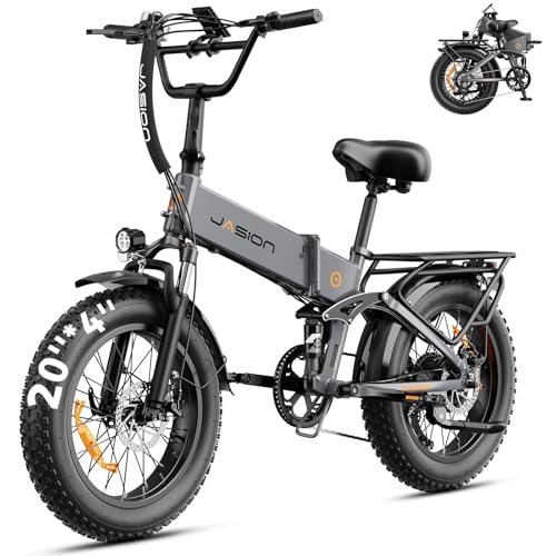 Image of Jasion X-Hunter /ST /PRO Electric Bike for Adults,1800W /1400W Peak 20''Fat Tire Foldable Ebike,Folding E Bike Up to 80 /70 Miles Range,720 /624WH Removable Battery,30 MPH E Bike,Certified by UL2849