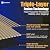 Reverbeon 4PCS Acoustic Wood Slat Wall Panels, 47.2" x 12.8" Soundproof Panels for Walls, Sound Absorbing Panels for Interior Decor and Room Acoustic Treatment