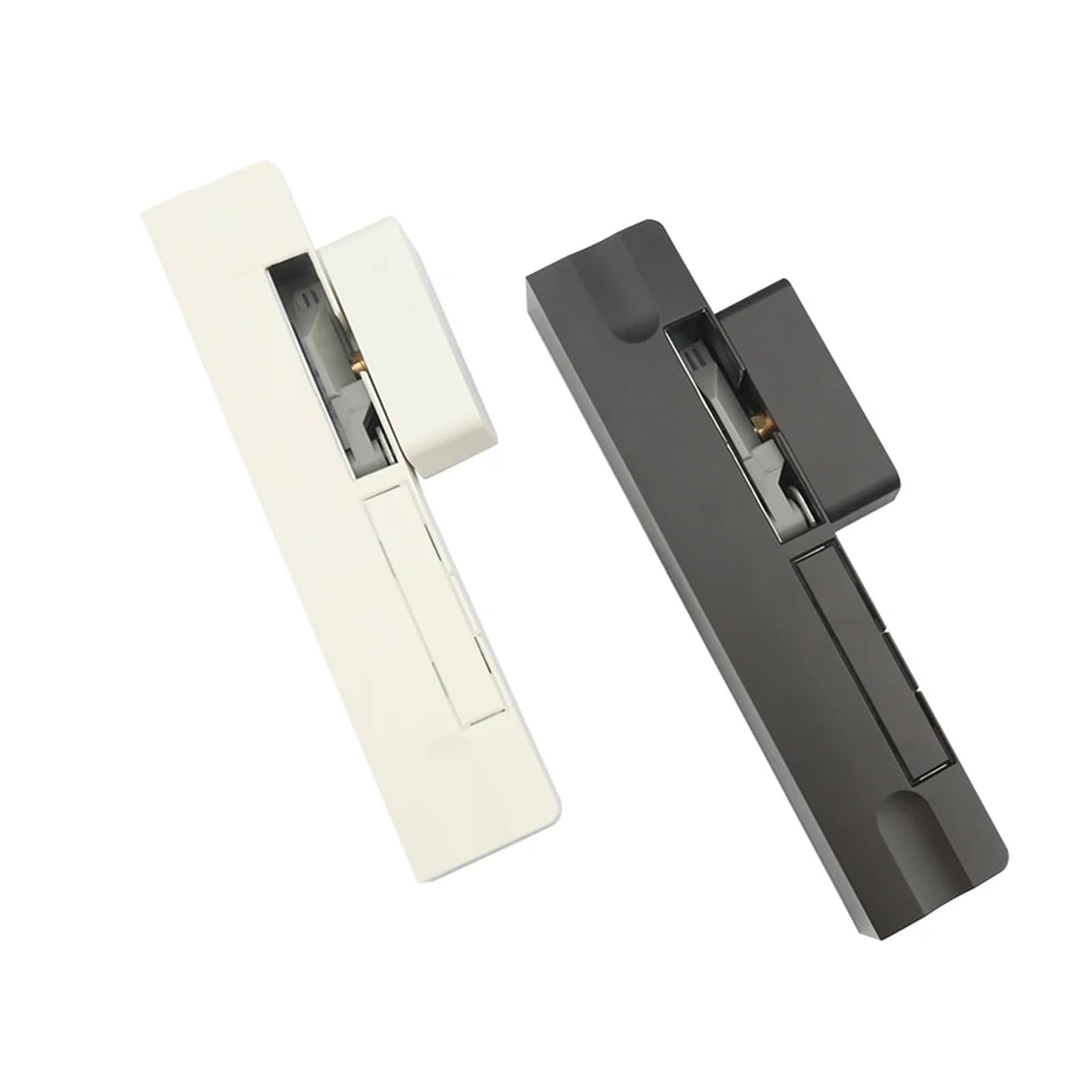 Chiudiporta automatico a induzione Arresto della porta Attrezzatura for la chiusura Supporto silenzioso Posizionamento hardware e buffer di arresto(White Left sided)