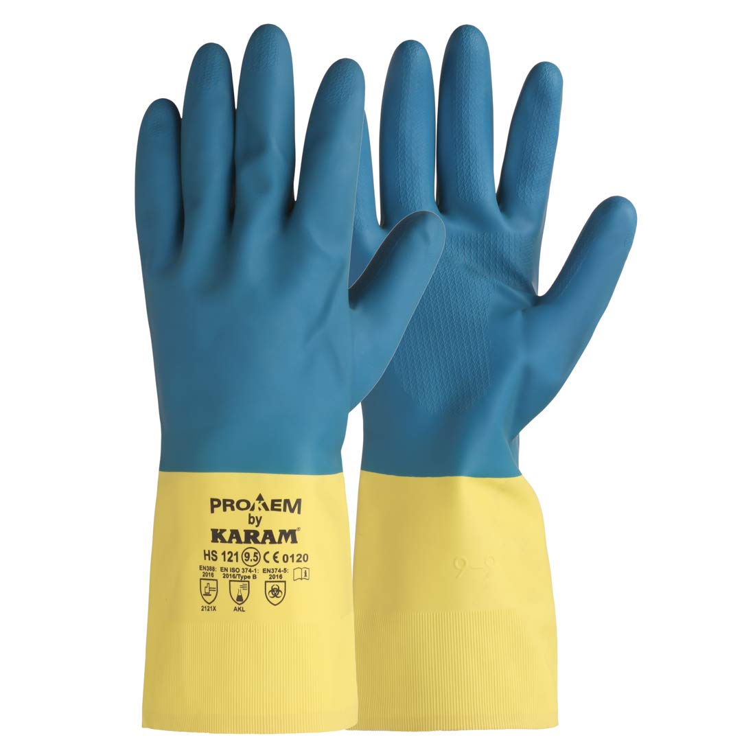 Karam ProKem Chemical Resistant Neoprene and Natural Rubber Glove| HS121 | Size - 8.5 (B07Z5CJXHD) Amazon Price History, Amazon Price Tracker