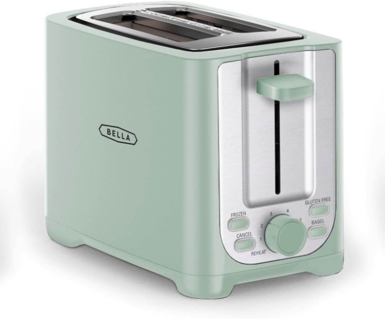 BELLA 2 Slice Toaster with Auto Shut Off - Extra Wide Slots