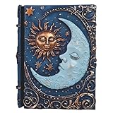 ICE ARMOR 7.5" Long Celestial Sun & Moon Notebook Statue Sculpture Ornament Decoration Home/Room Decor Ideas for Housewarming, Holidays and Birthdays Great Collectible Addition