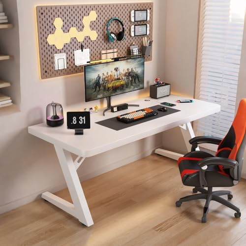 NOBBAT パソコンデスク ゲーミングデスク 勉強机 机 pcデスク 学習机 長さ100/120/140/160x幅60x高い75cm コンパクト 耐荷重300kg 天板の厚さ25mm モニターアーム取付け可能 傷に強く、耐熱性、耐湿性があり、お手入れが