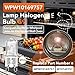 brougetme 4 Pack WPW10169757 Wall Oven Light Bulb Replacement, for Whirlp for Jenn-Air for Kitchenaid,Parts Replace,120V 25W G9