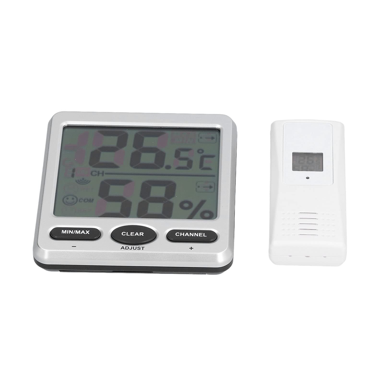 Igrometro digitale per umidità della temperatura per ambienti interni ed esterni con supporto multisensore (TS-WS-07-X1)