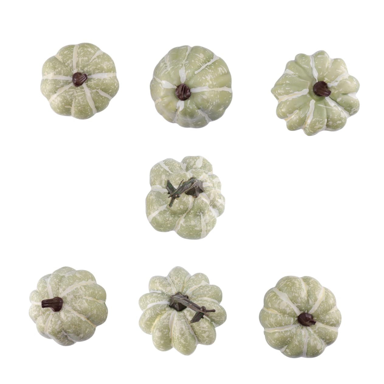 Kichvoe 7Pcs Assorted Color Artificial Pumpkin Decoration for Halloween Parties and Props for Memorable Celebrations
