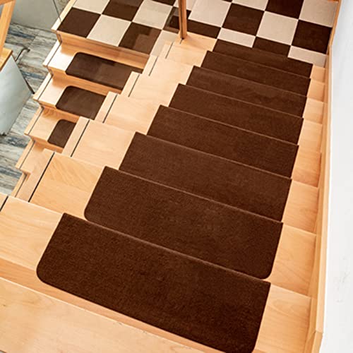 Alfombrillas para escalera autoadhesivas 15 unidades peldaños silenciosos para el hogar familiar 2