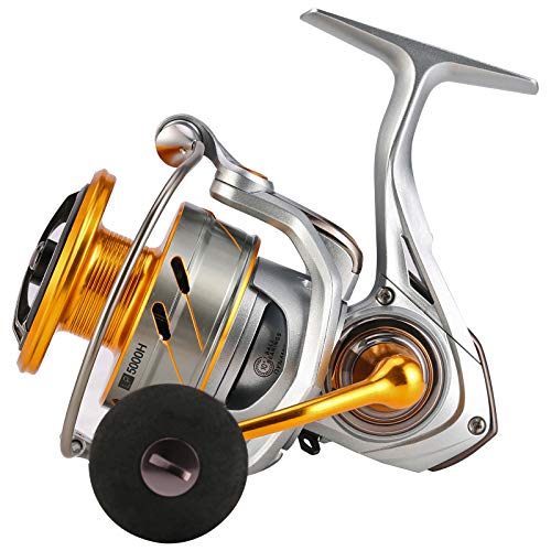 SeaKnight Rapid II Saltwater Spinning Reel, 4.7:1,6.2:1 High Speed, Max Drag 22Lbs, Smooth Fresh and Saltwater Fishing Reel