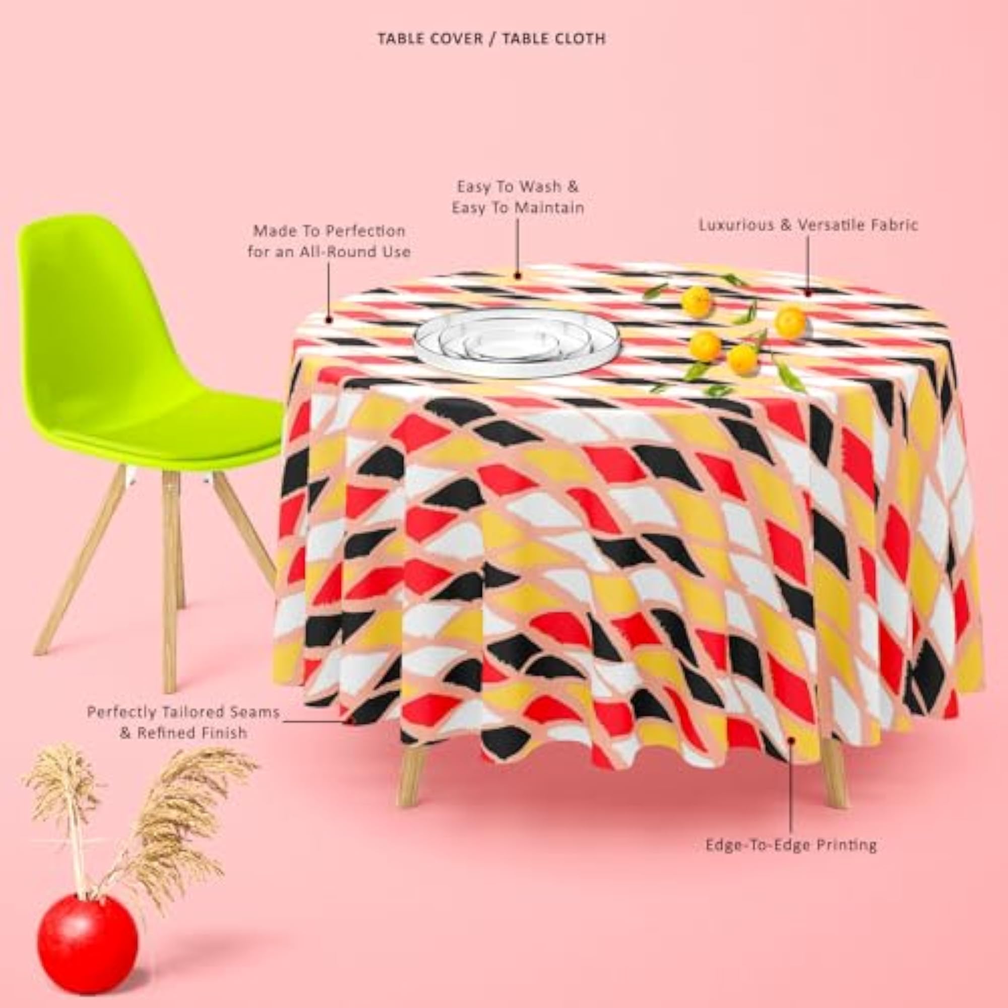 Harlequin Table Cloth Cover for Dining & Center Table