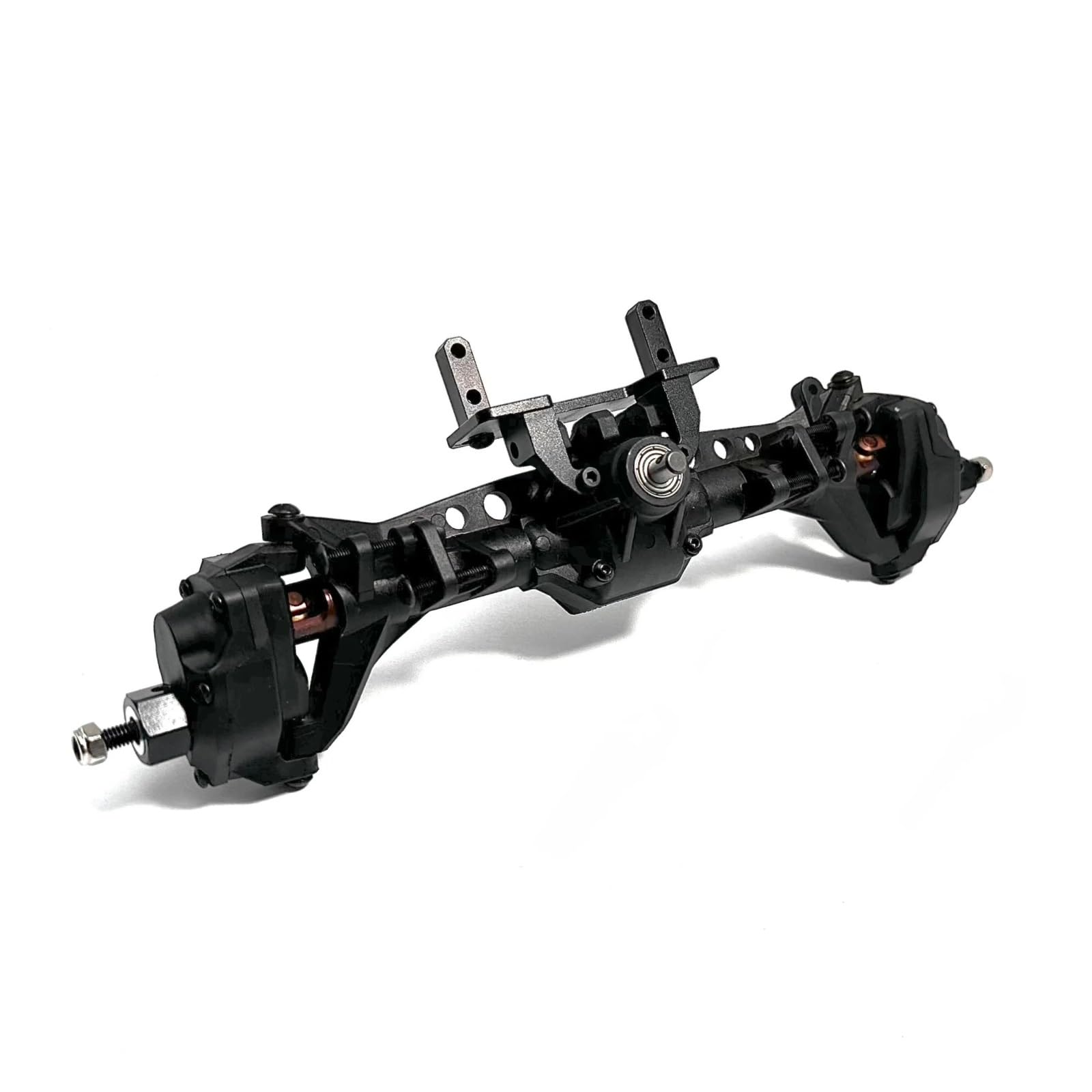 Eje Puerta Montaje Medio S2 Herramienta Acero CVD Nylon para 1/10 RC Piezas Accesorios