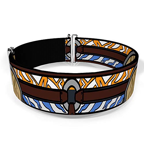 Buckle-Down Star Wars Belt, Cinch Belt Star Wars Clone Wars Ahsoka Tano Bounding Elements, 3.0 Inch Wide, Adjustable2