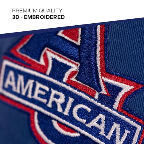 Gorra beisbolera ajustable azul bordada AU Eagles miniatura 3