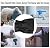 POROLIR Outdoor Faucet Covers for Winter Freeze Protection, Upgraded Thicken 8.5" H x 6.1" W Outside Garden Faucet Socks for Winter Waterproof Reusable Hose Bibs Insulated Spigot Cover, 4 Pack Black