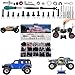 RC Car Repair Work Stand 532 PCS RC Repair Tool Screws Set Kit 360 Degree Rotation RC Repair Station Screwdrivers Screws Pallet Kit for 1/8 1/10 1/12 1/16 1/18 RC Crawler Truck Buggy Tool Set
