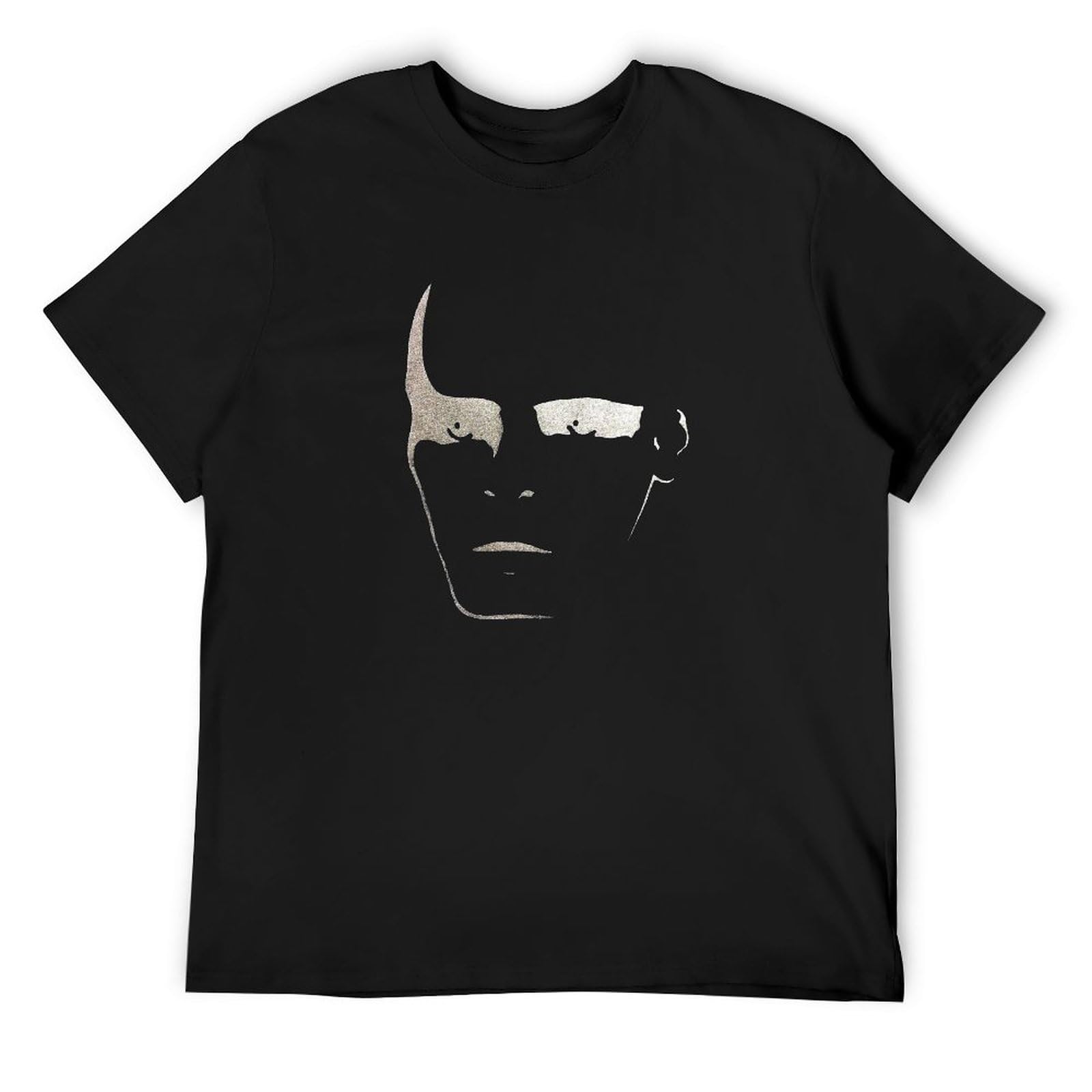 Pedfuvl Unisex Black Gary Numan Tubeway Army Face Men's T-Shirt Graphic Printed Tee Xxl