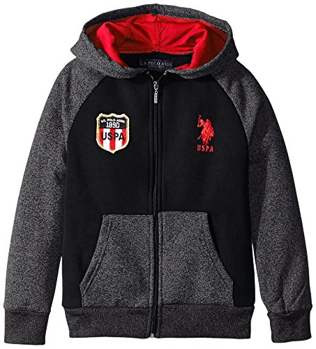 U.S. Polo Assn. Big Boys' Fleece Color-Block Jacket