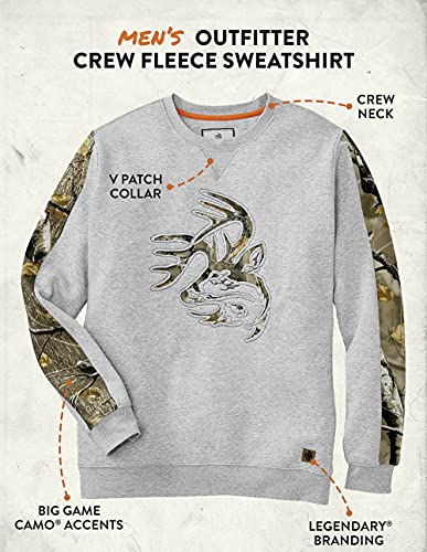 Image of Legendary Whitetails Men's Outfitter Crew Fleece Sweatshirt