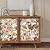 Orainege Floral Wallpaper Peel and Stick Vintage Floral Contact Paper Removable 16.9in x118.1in Leaf Flower Wallpaper Boho Self Adhesive Wall Paper for Bedroom Cabinets Decor