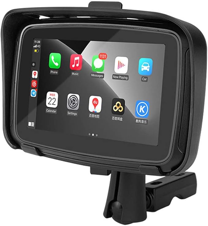 XRC TECH 5 Inch HD Touch Screen Wireless Carplay Android Automatic