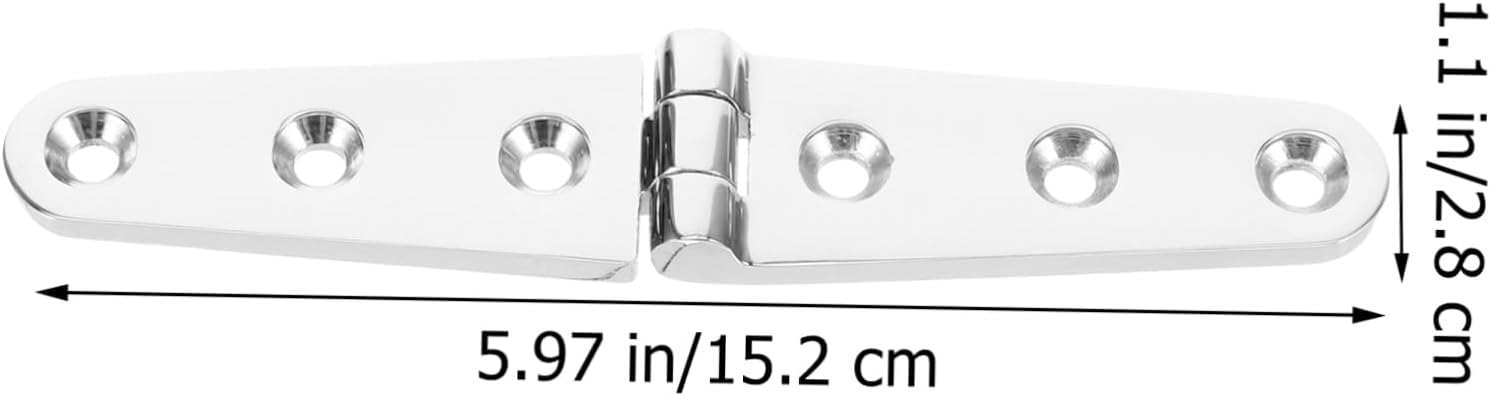 SUPVOX Heavy Duty Door Hinge for Yachts Rvs Durable Boat Hardware Fitting Easy Installation Replacement for Exterior Doors