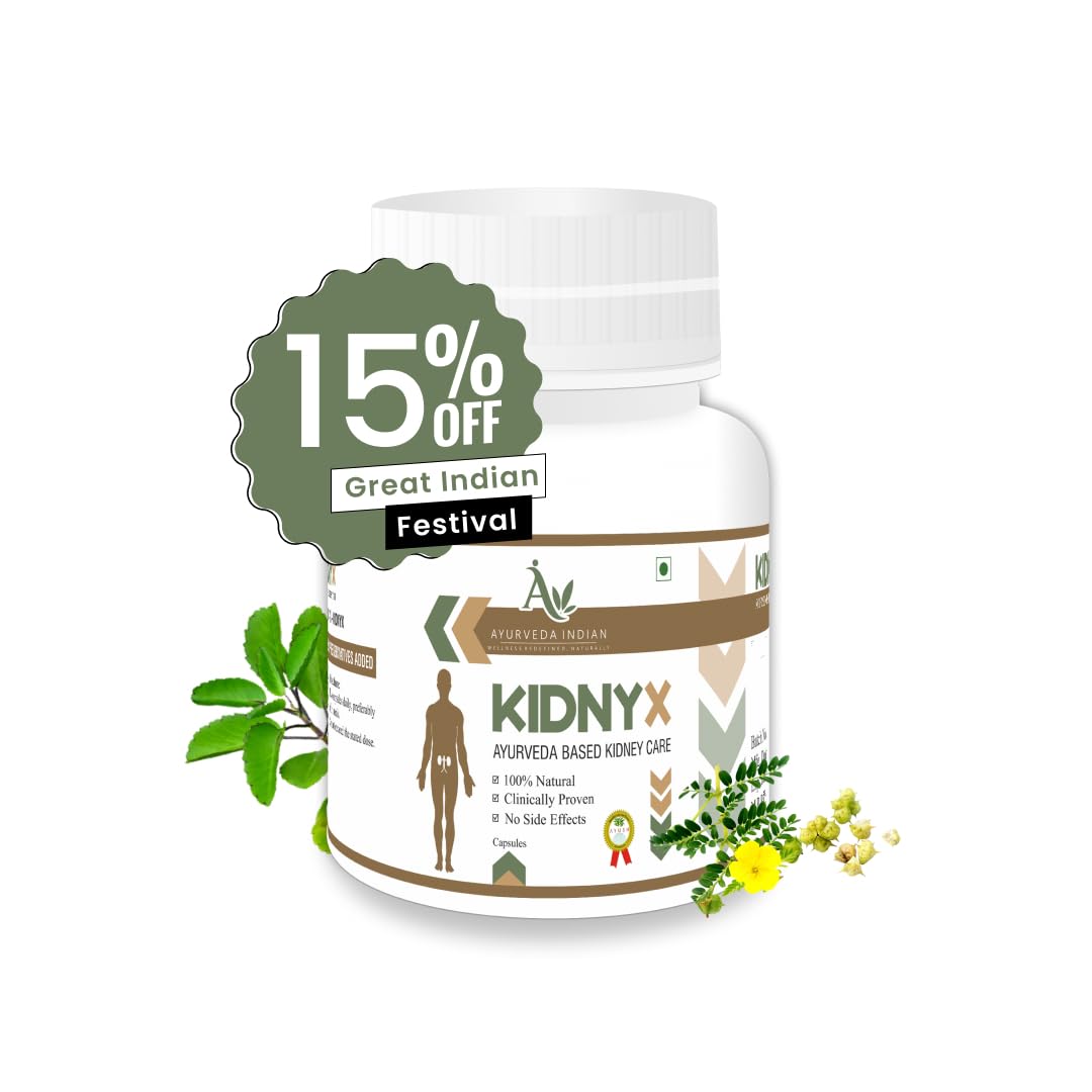 Ayurveda Indian Kidnyx Kidney Support Ayurvedic Health Supplement | Kidney Detox | Punarnava Kwath | Panchtrin Mool Kwath Gokshuradi Guggulu Shweta Parpati Extracts - 30 Capsules (B0D5B27742) Amazon Price History, Amazon Price Tracker