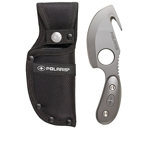 Polaris Stainless Steel Skinning and Gutting Fixed Blade Knife with Heavy-Duty Nylon Fabric