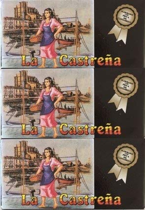 Filetes de anchoa Cantabrico La Castreña, lata RR-50 [PACK 3 UNIDADES].