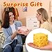 Cheese Squishy,Soft Squishy Cheese Block Squeeze Fidget Toy, Mini Stress Relief Sensory Toy - Fidget Novelty Toy and Gift for Kids and Adults