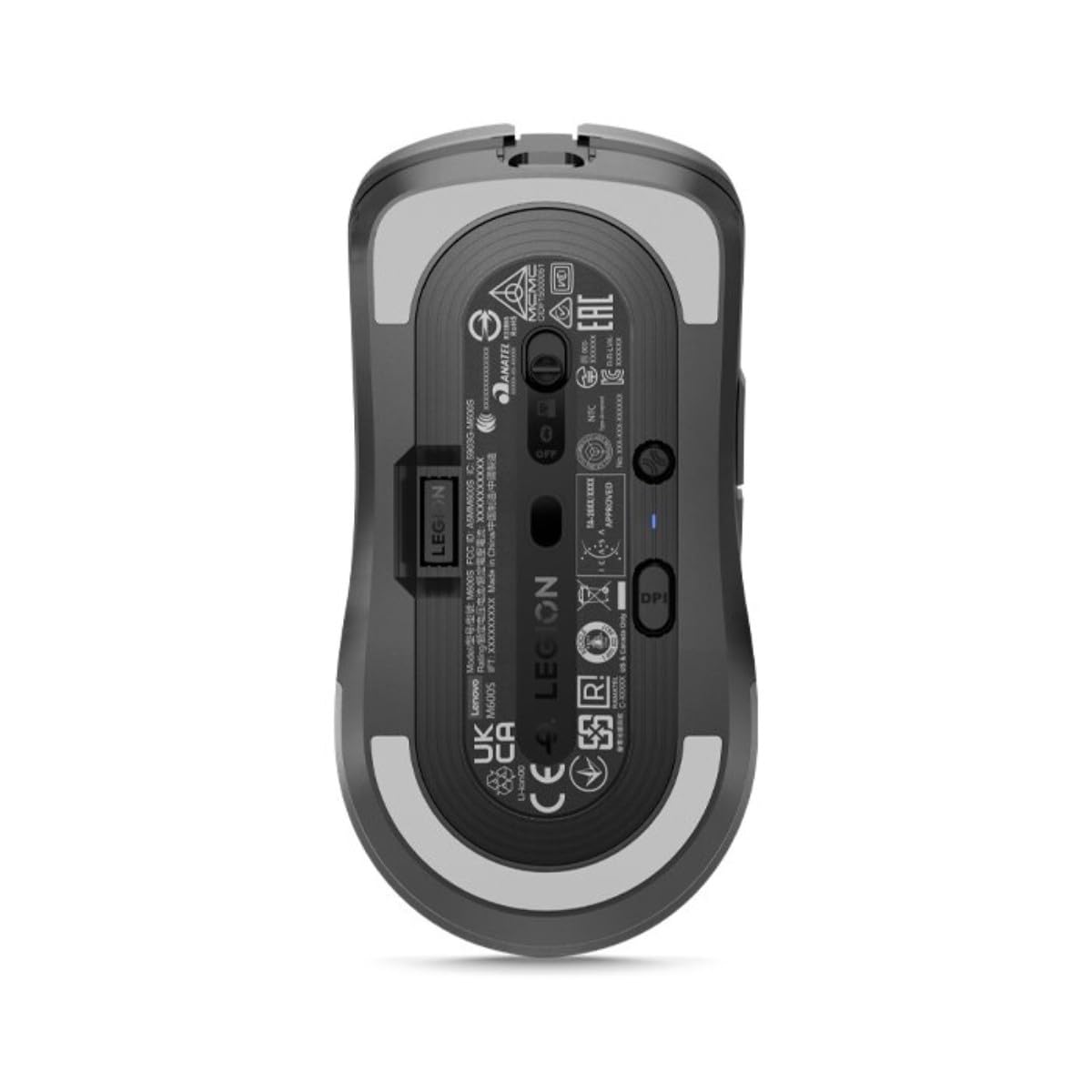 Lenovo Legion M600s Qi - Ratón inalámbrico para Videojuegos (6 Botones), Color Negro