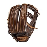 Wilson A2000 11.75-Inch SuperSkin Baseball Glove, Walnut/Saddle Tan, Left (Right Hand Throw)