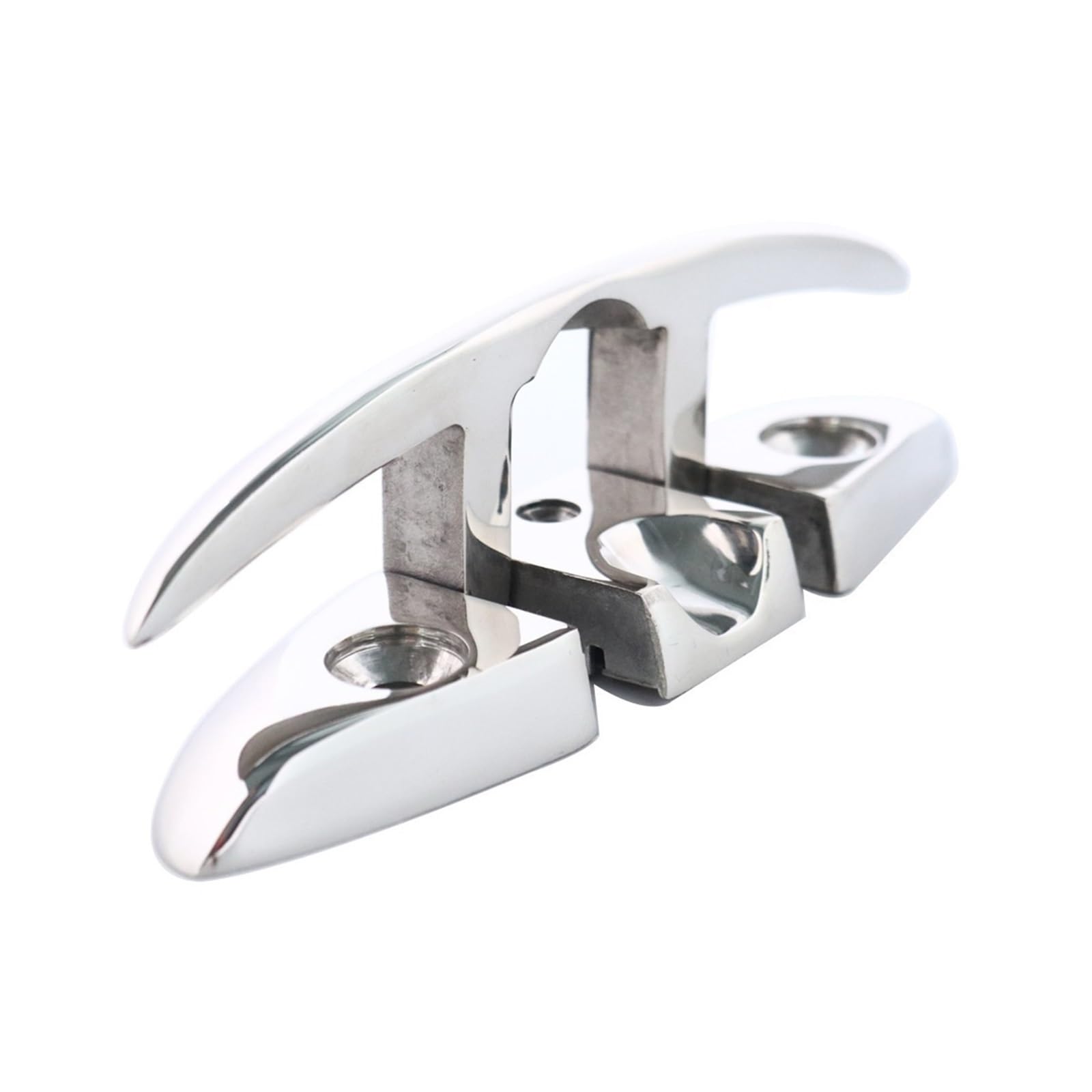 Folding Boat Cleat, Dock Cleat 5 & 6 & 8 Inch Folding Boat Cleats Boat Dock Hardware for Yacht Pontoon Boat(8 inches)