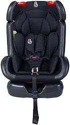 Cadeira Para Auto Prati Isofix, Grupos 0+, I, II e III, 0-36kg, 5 Pontos de Fixação, Isofix, 4 Posições de Reclino, Preto