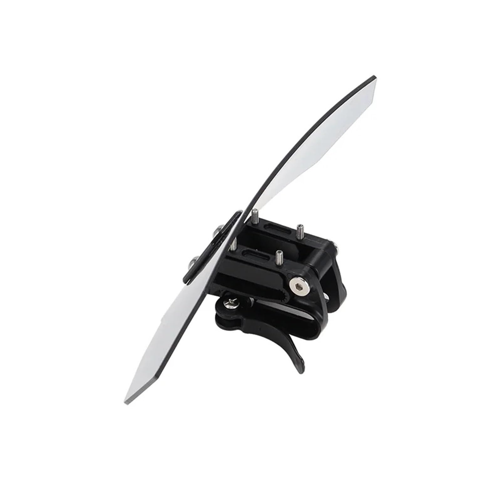 Parabrezza Moto Adatto per BMW R1200GS XADV Tmax Scooter Moto Risorto Clip sul parabrezza Estensione Spoiler Deflettore aria(Black bracket)