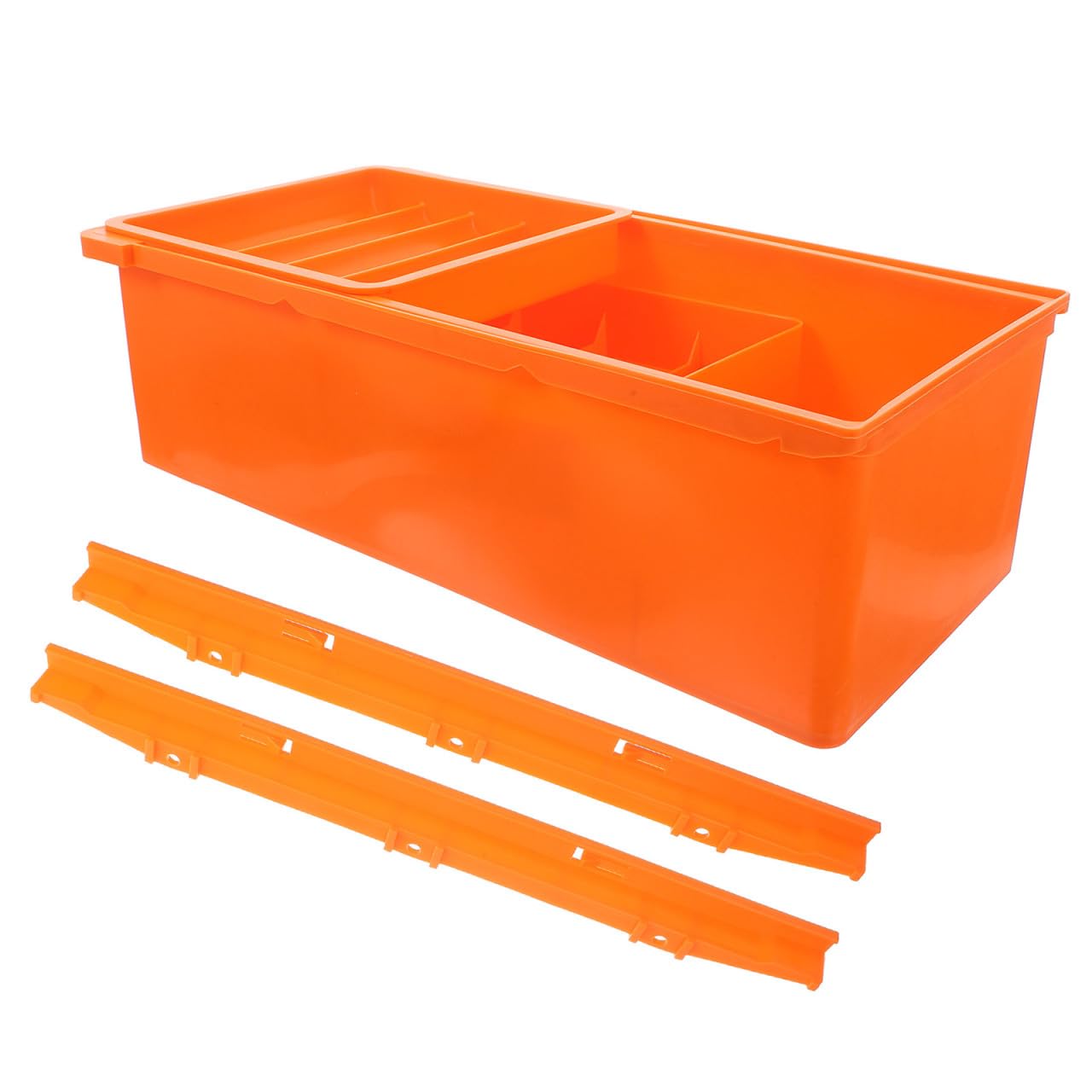 iplusmile Organizador de Almacenamiento Debajo Escritorio con Tres Niveles y Compartimentos, Caja de Plástico Abs Resistente para Oficina y Accesorios de Costura