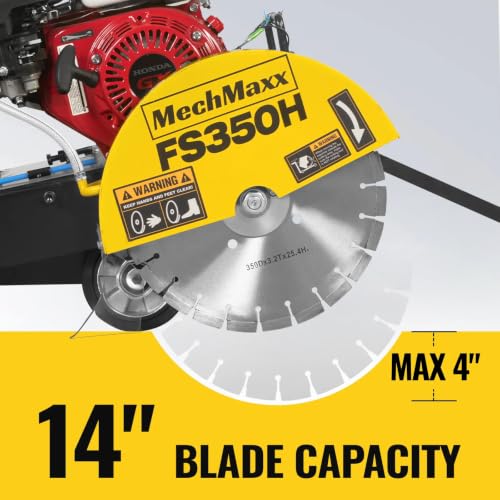 MechMaxx Honda Walk-Behind Concrete Saw