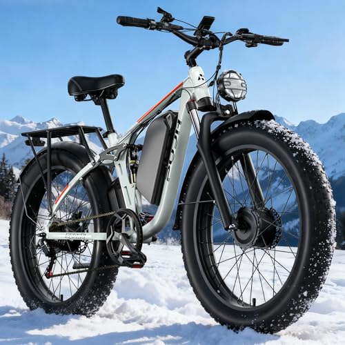 PUJH 3000W Dual Motors Electric Bike for Adults,...