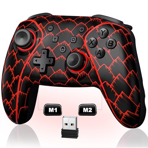 Image of ELISWEEN Wireless PC Gaming Controller- Enhanced Wireless Blue-tooth Controller with Hall Joysticks & 1000mAh Battery-PC gamepad Work for Android /iOS /Steam and Switch 2 /1 with Turbo & Programmable