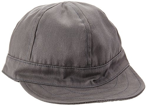 Lapco FR Lap 6CFRGY7 3/4 Flame Resistant 6-Panel Welder's Caps, 100% Cotton, HRC 2, NFPA 70E, 7 3/4