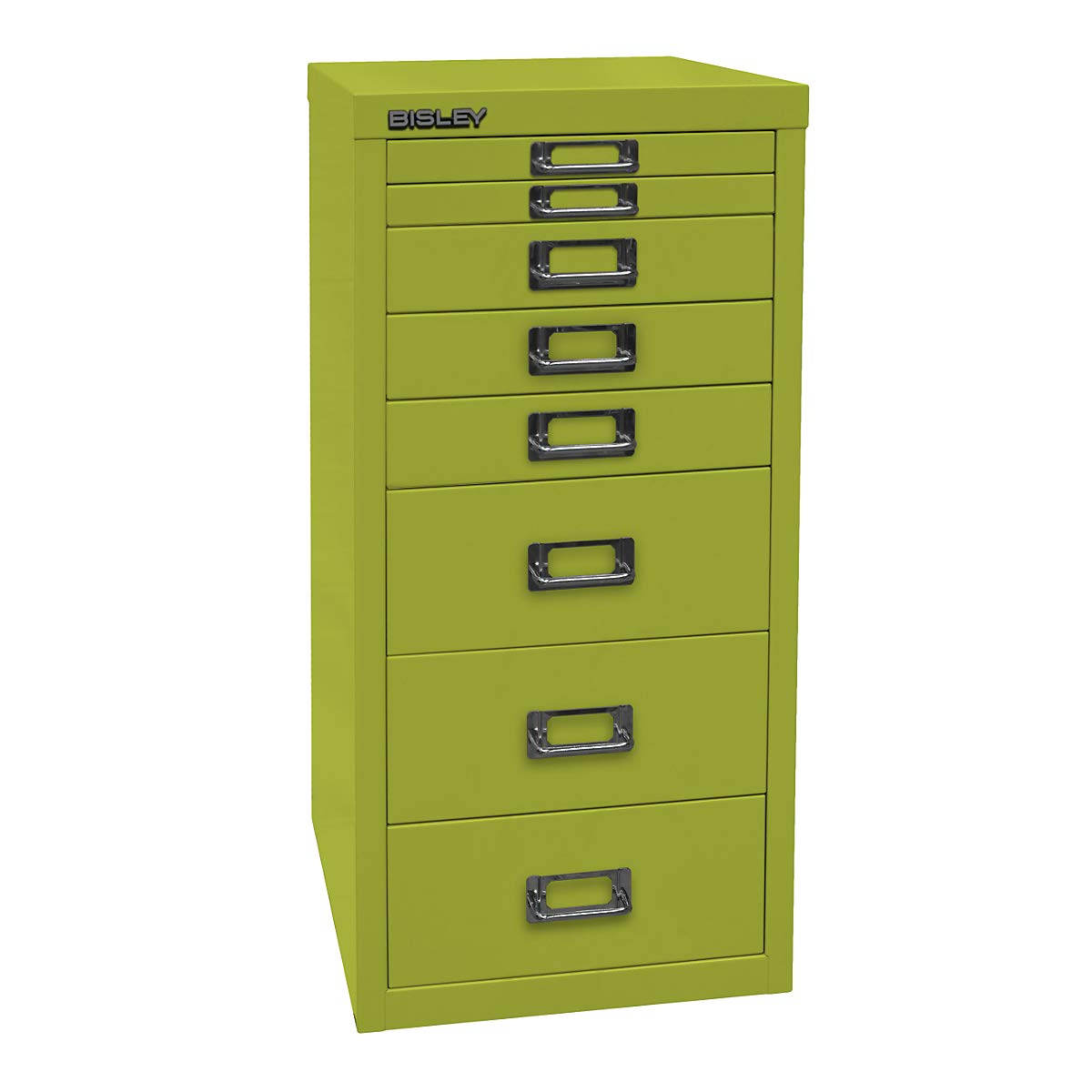 BISLEY Multidrawer A4 - 8 Cassetti, Metallo, Giallo Zinco, Per Ufficio E Casa
