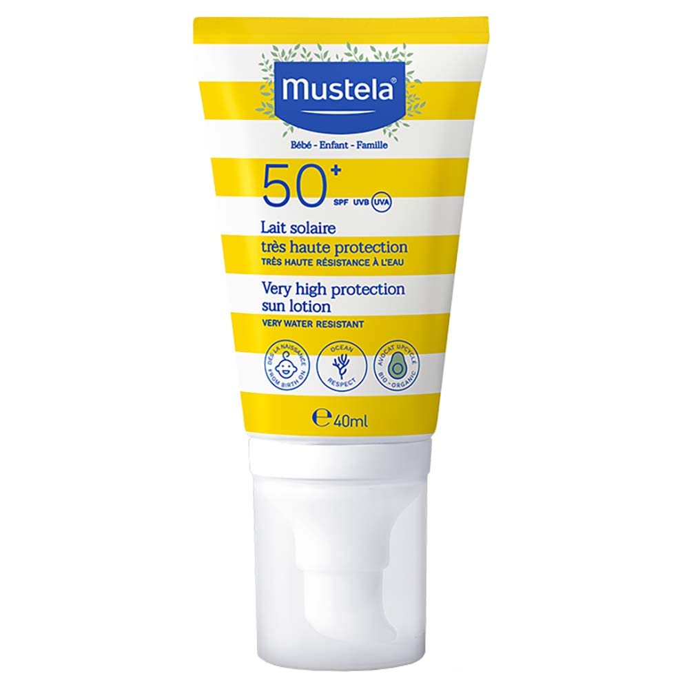 Mustela Very High Protection SPF 50+ Sun Lotion for the Face, 40 ml